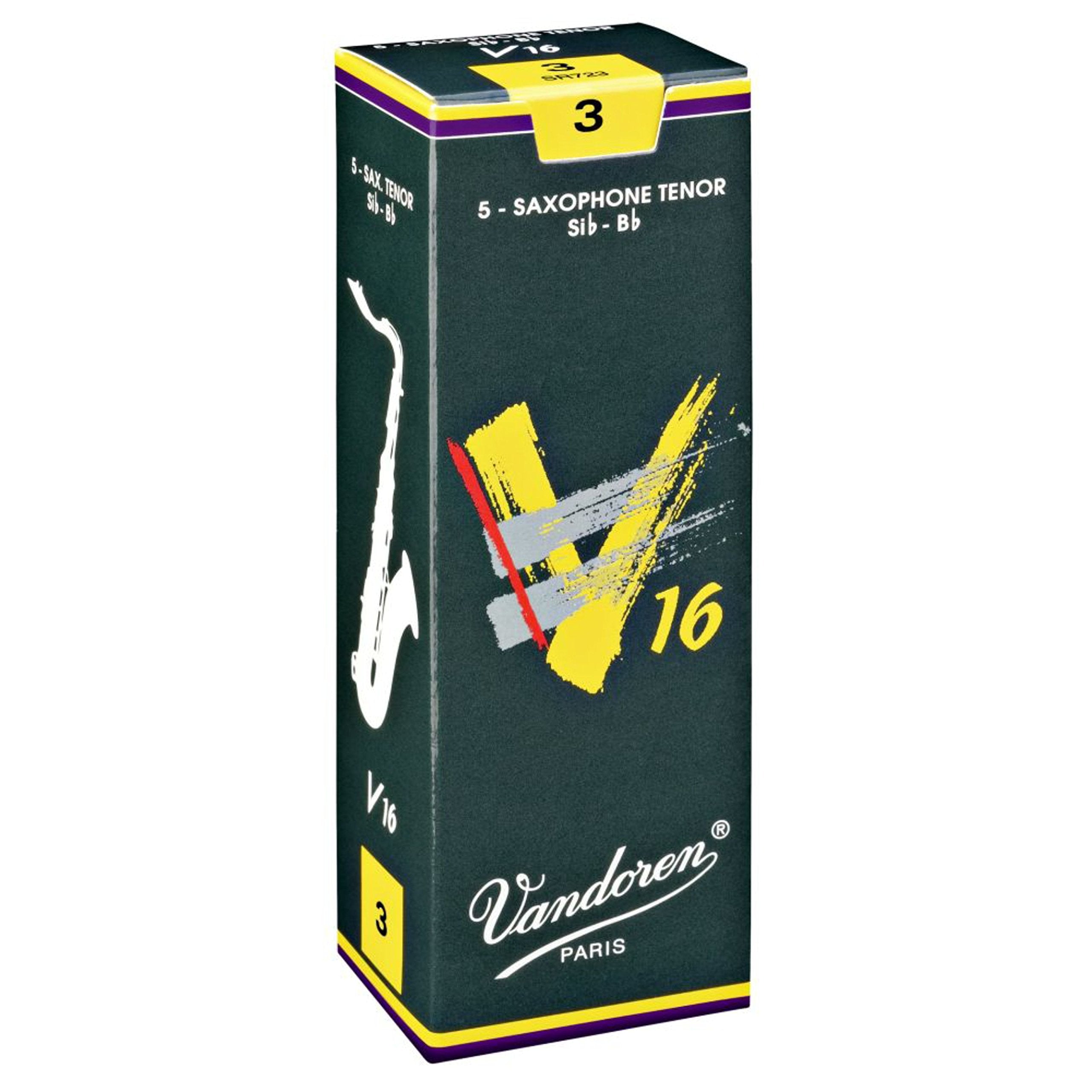 Vandoren SR723 Tenor Sax V16 Reeds Strength 3; Box of 5