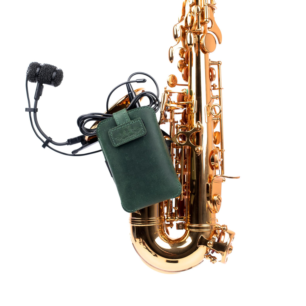 Trombone Mic Transmitter Pouch | Wireless Bodypack Holder for Stage, Studio & Live Performance