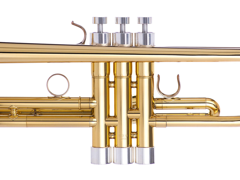 Trumpet Trim Kit for improving the sound. For all Bach Stradivarius Trumpet. Custom made KGUBrass (HEAVY, Antique Bronze Lacquer)