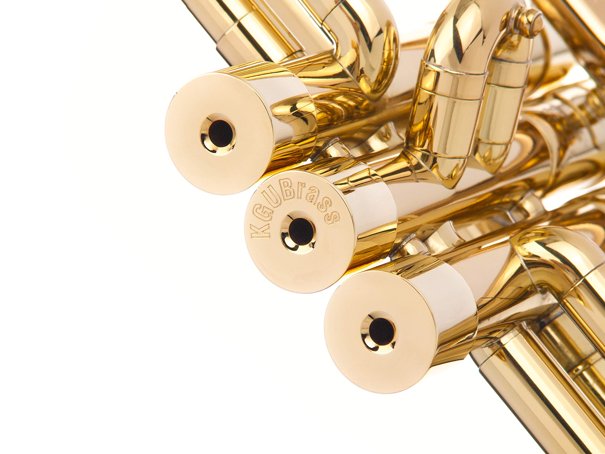 Trumpet Trim Kit for improving the sound. For all Bach Stradivarius Trumpet. Custom made KGUBrass (HEAVY, Antique Bronze Lacquer)