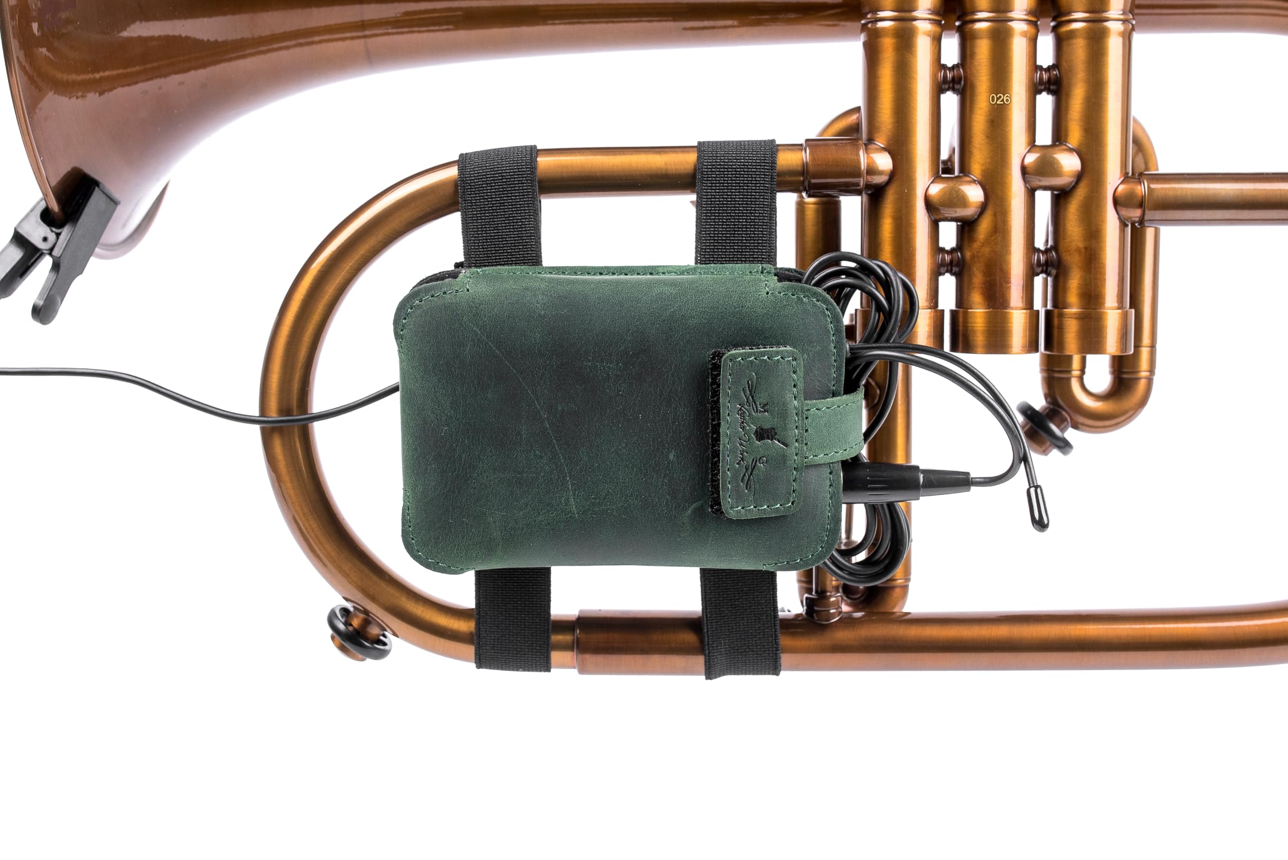 Trombone Mic Transmitter Pouch | Wireless Bodypack Holder for Stage, Studio & Live Performance