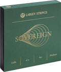 Larsen Sovereign Cello Strings – Professional Set – Medium Tension Cello Strings for Power, Projection and Complete Control