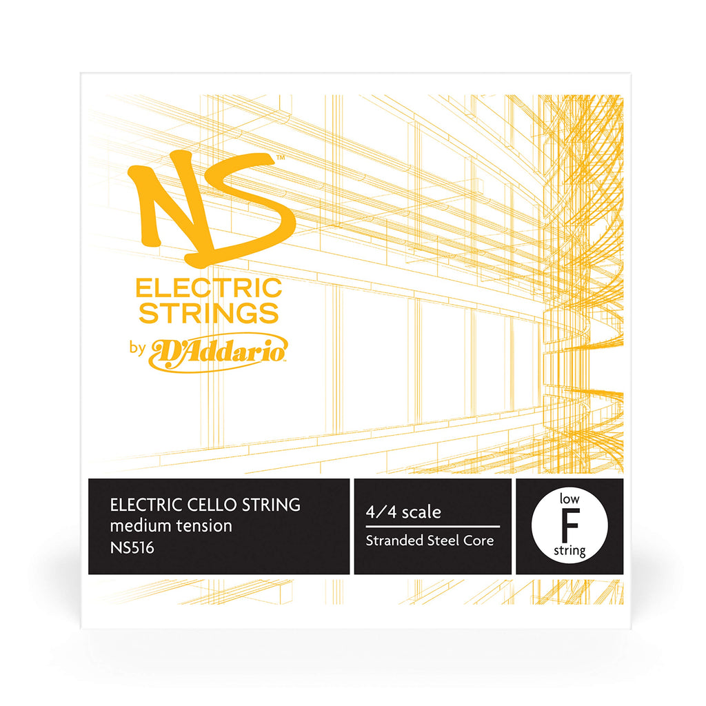D'Addario NS Electric Cello String Set, 4/4 Scale, Medium Tension