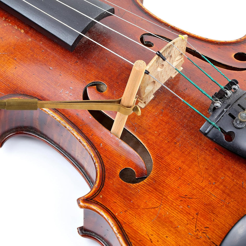 Violin Luthier Tool Kit - Install & Repair Set, Includes S Style Sound Post Setter, 5 Pcs Violin Sound Posts & Retriever Clip