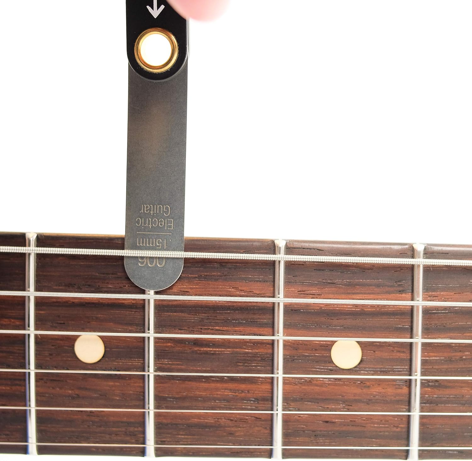 MusicNomad Truss Rod Gauge & String Action Gauge Combo Bundle (MN614) | Measures Neck Relief & String Action, Stainless Steel, Fret Rocker & Pickup Ruler Included