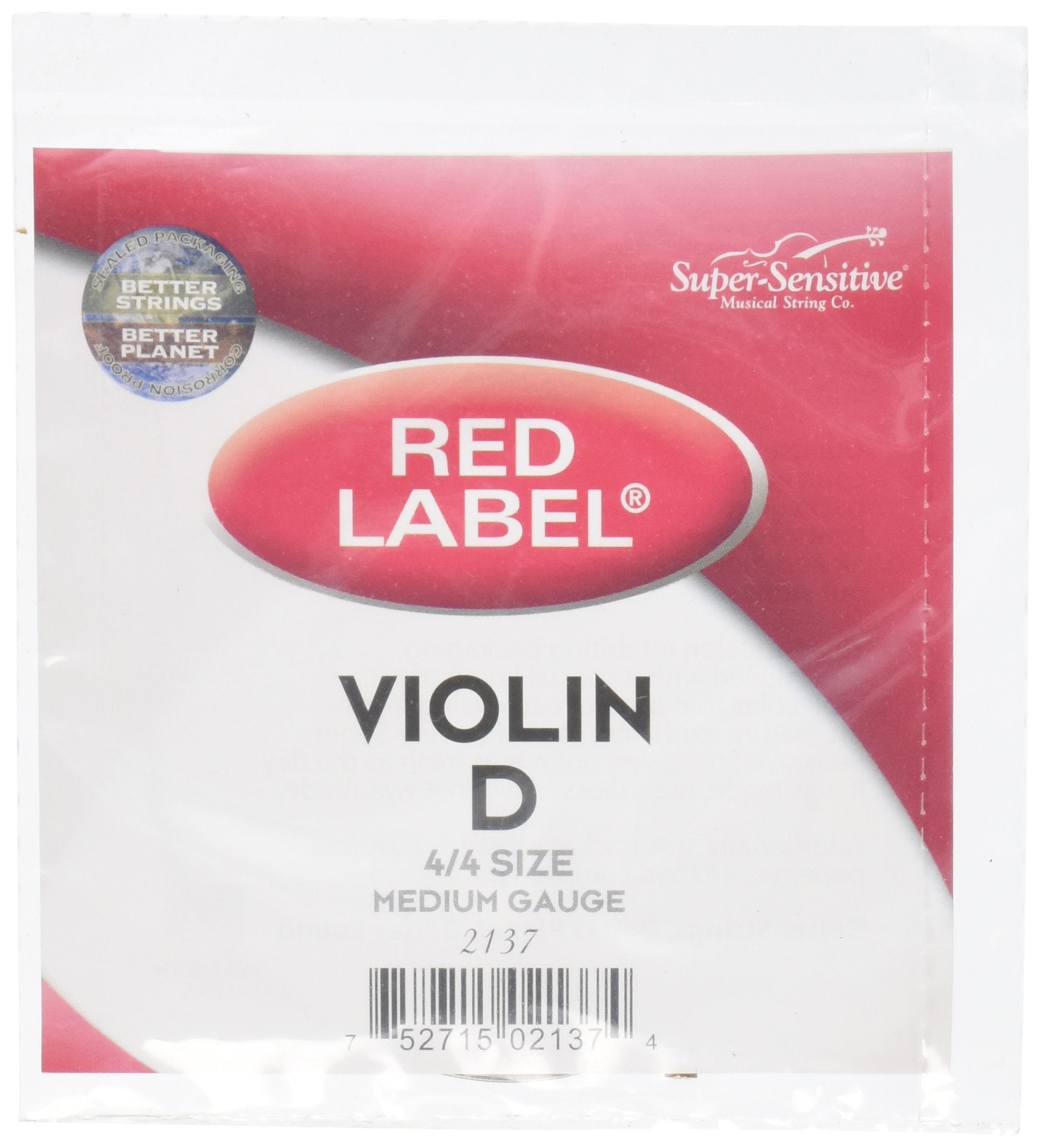 Super Sensitive Red Label Violin Set 1/2 Medium