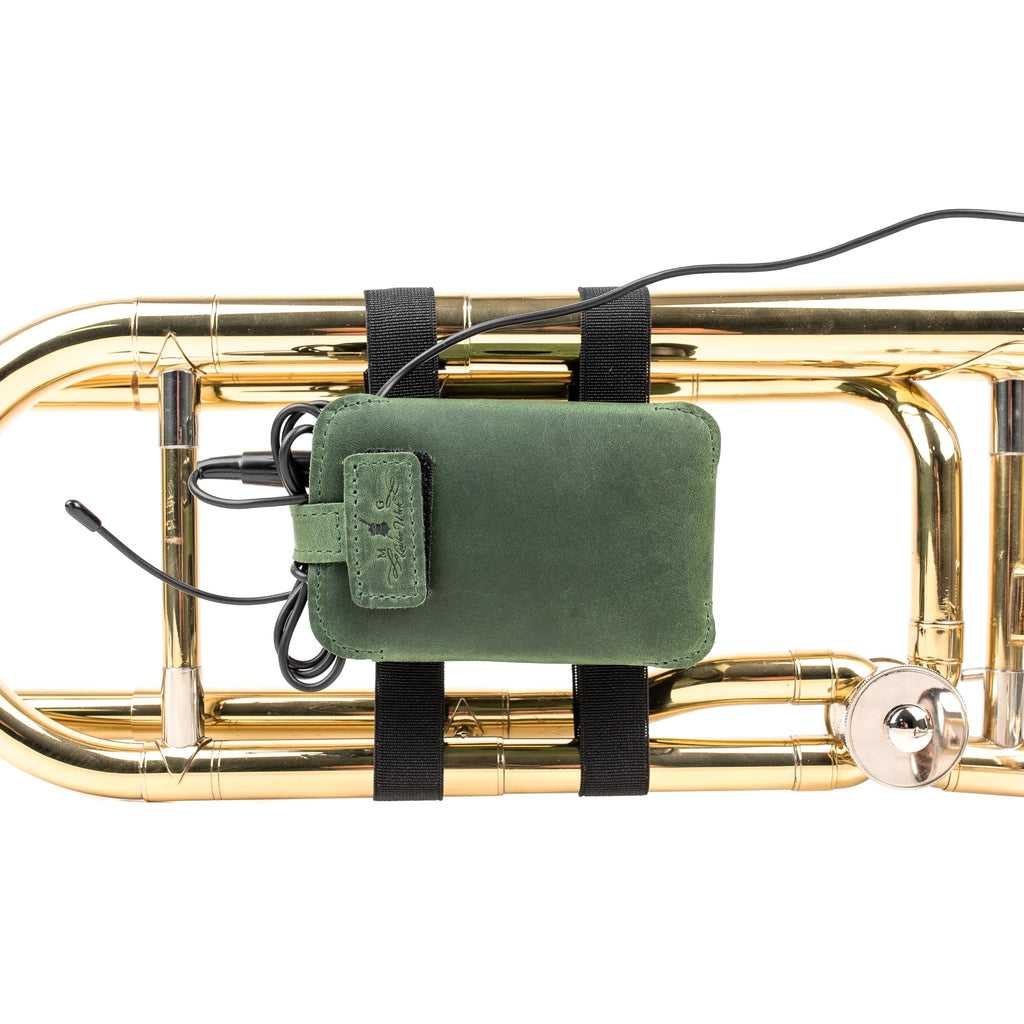 Trombone Mic Transmitter Pouch | Wireless Bodypack Holder for Stage, Studio & Live Performance