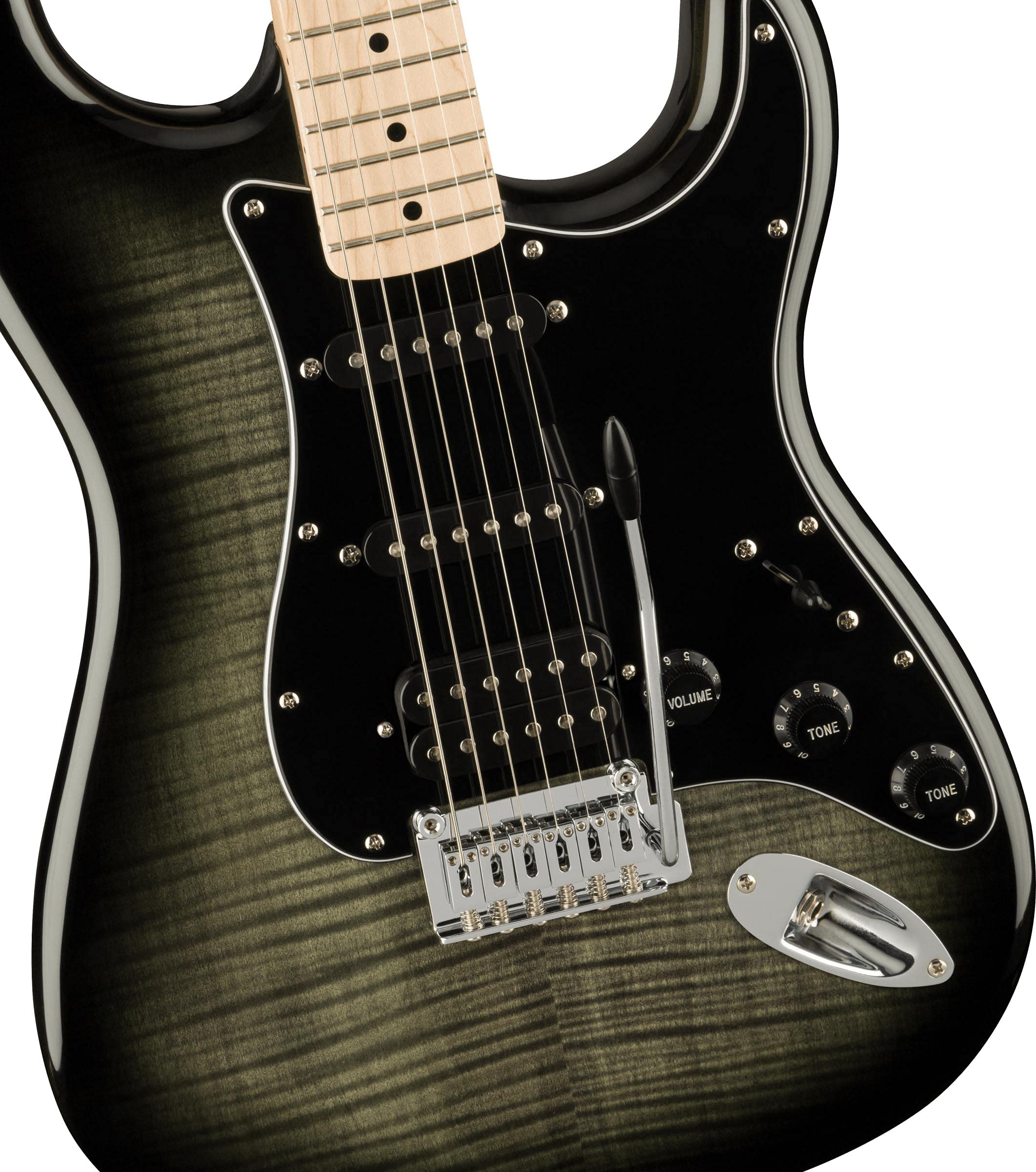 Fender Squier Affinity Stratocaster FMT HSS - Sienna Sunburst Bundle with Frontman 10G Amplifier, Gig Bag, Tuner, Instrument Cable, Strap, Picks, and Austin Bazaar Instructional DVD