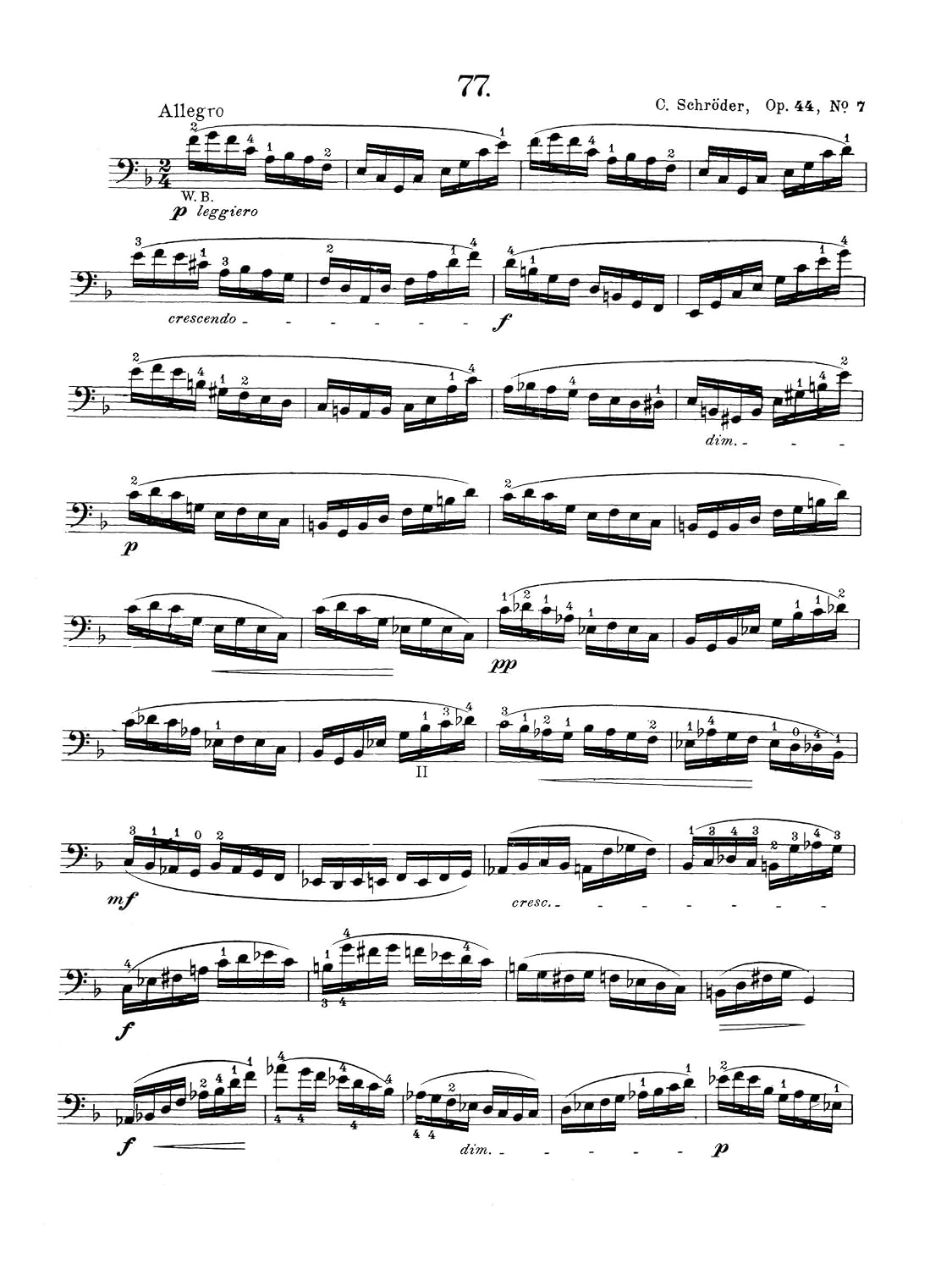 170 Foundation Studies for Violoncello: Volume 1 (Dover Chamber Music Scores)