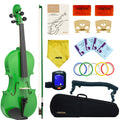 Crafteem Spruce and Maple Solid Wood Violin Outfit for Beginner Kids & Adults -Craft Your Perfect Sound and Begin Your Musical Journey with Confidence. (Glossy Antique, 1/2)