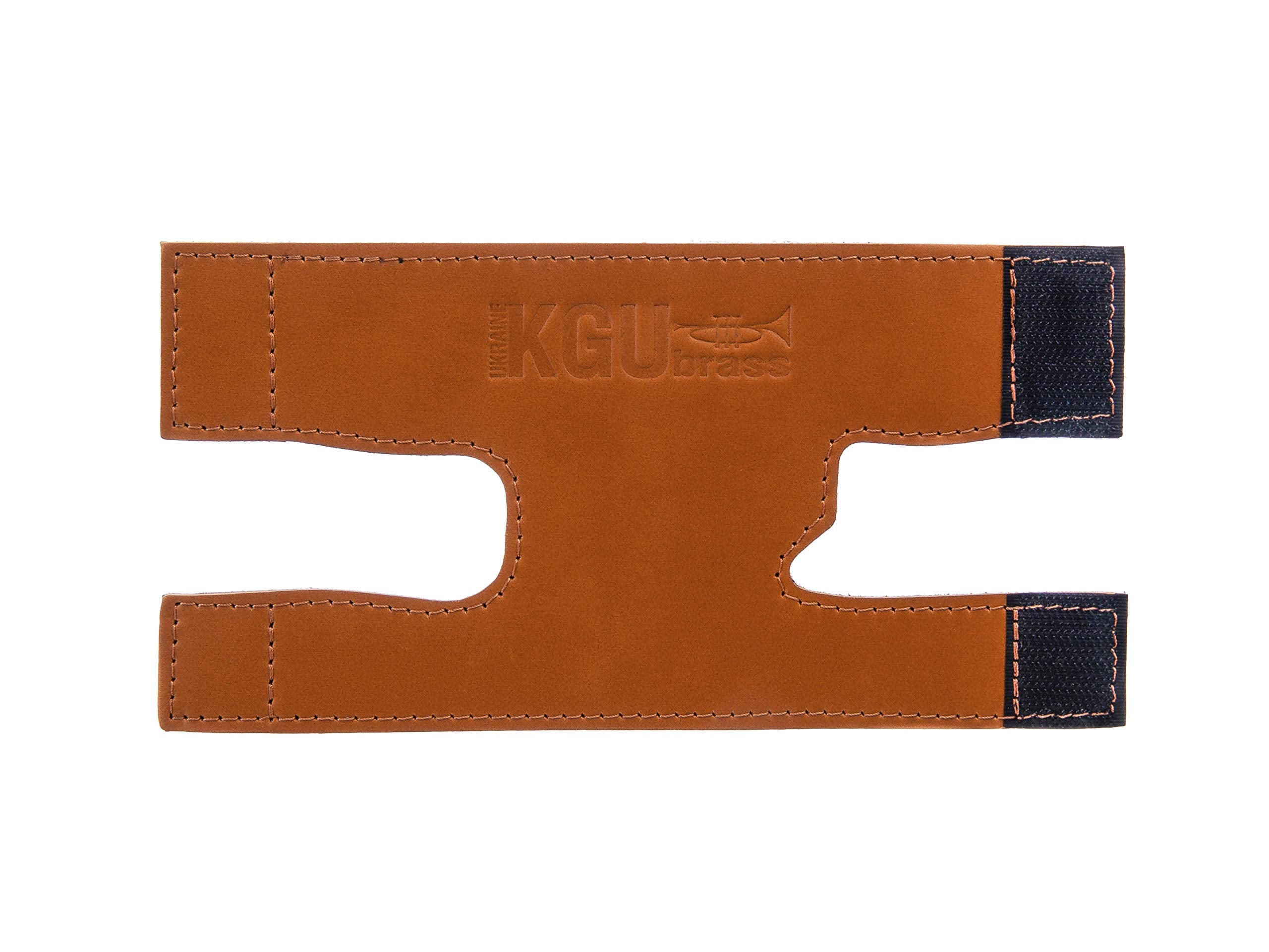 Trumpet valve guard by KGUBrass is the leather trumpet valve protector made of luxurious mild and thick material; use as protection from corrosion, scratches and stains (Marsala)