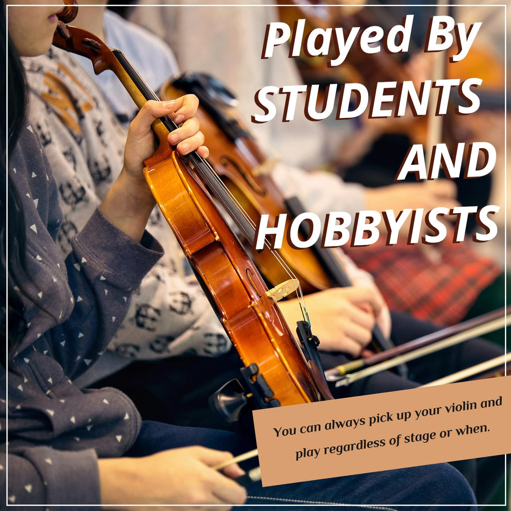 Ktaxon 1/4 Violin for Beginners, Fiddle for Students and Enthusiasts, Acoustic Violin Kit with Case, Bow, Rosin & Manual