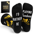 Trombone Gifts - Unique Socks for Men, Cool Gifts for Trombone and Music Lovers, Musicians Accessories