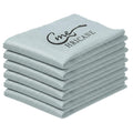 Guitar Cloths Ultrafine fiber suede (12"x12" Cloths) Plush Polishing Cloths for Musical Instruments Premium Polishing & Cleaning Cloths for Guitar Violin Piano Clarinet Trumpet (6 Pack Blue)
