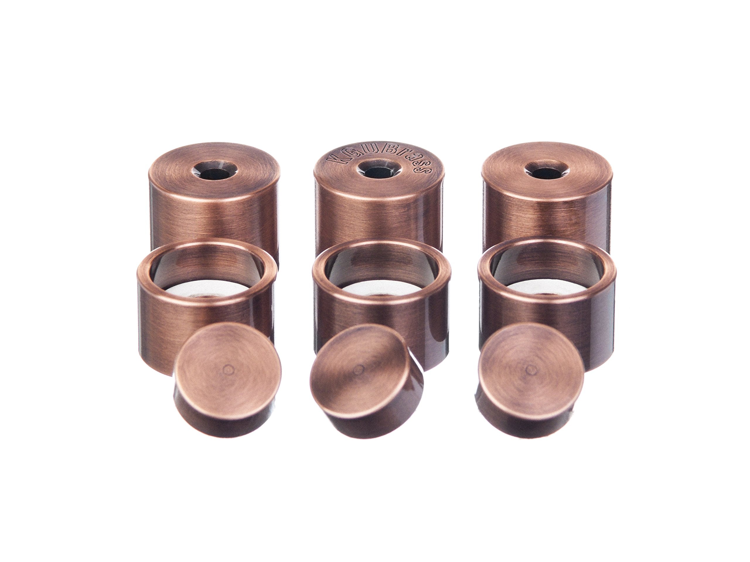 Trumpet Trim Kit for improving the sound. For all Bach Stradivarius Trumpet. Custom made KGUBrass (HEAVY, Antique Bronze Lacquer)