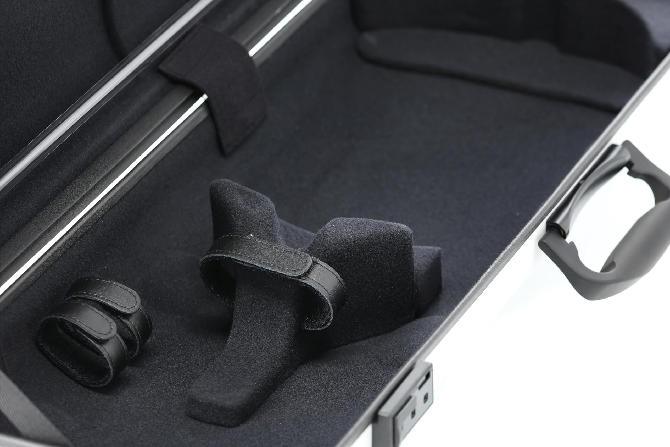 GEWA AIR 2.1 Violin Case Black High Gloss with Additional Side Handle Made in Germany