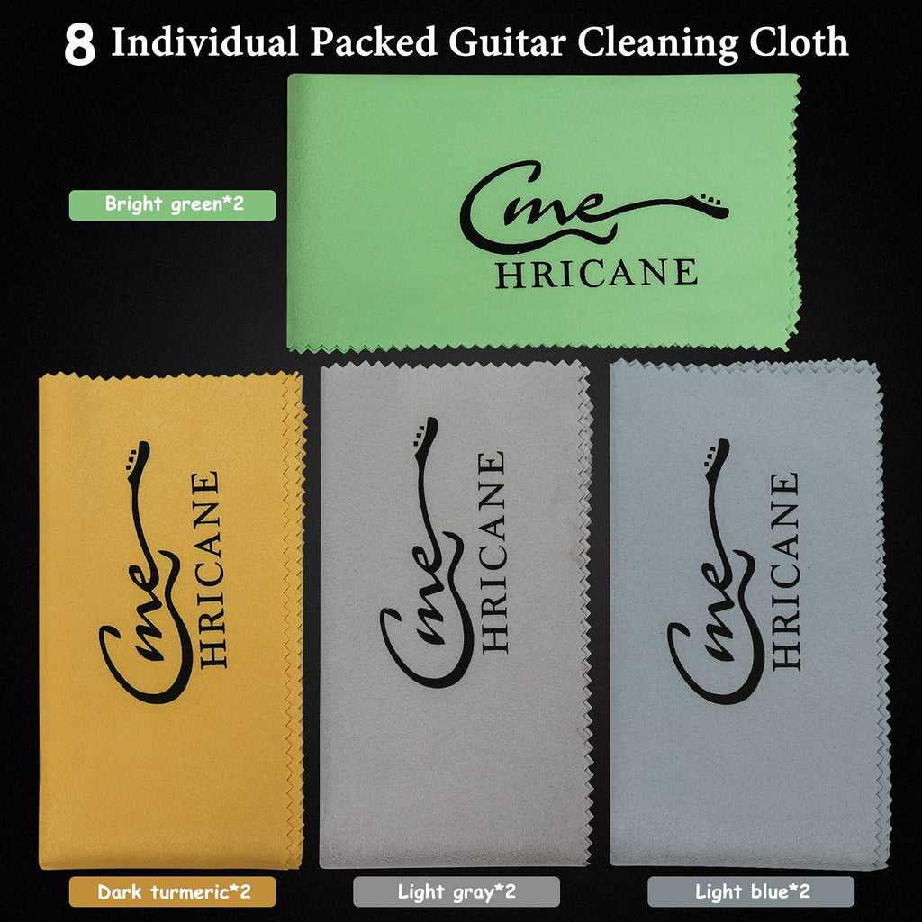Guitar Cloths Ultrafine fiber suede (12"x12" Cloths) Plush Polishing Cloths for Musical Instruments Premium Polishing & Cleaning Cloths for Guitar Violin Piano Clarinet Trumpet (6 Pack Blue)