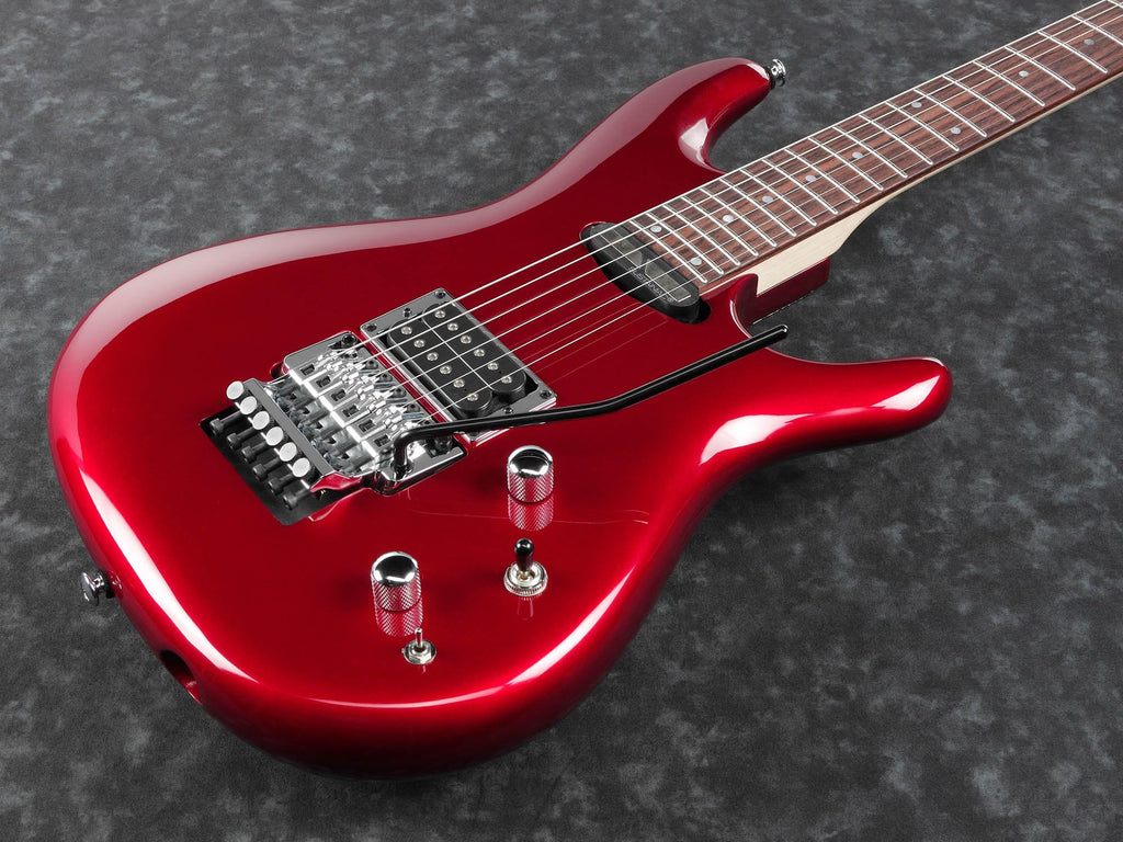 Ibanez JS240PS Joe Satriani Electric Guitar - Candy Apple Bundle with Gig Bag, Tuner, Strap, Cable, Austin Bazaar Instructional DVD, and Polishing Cloth