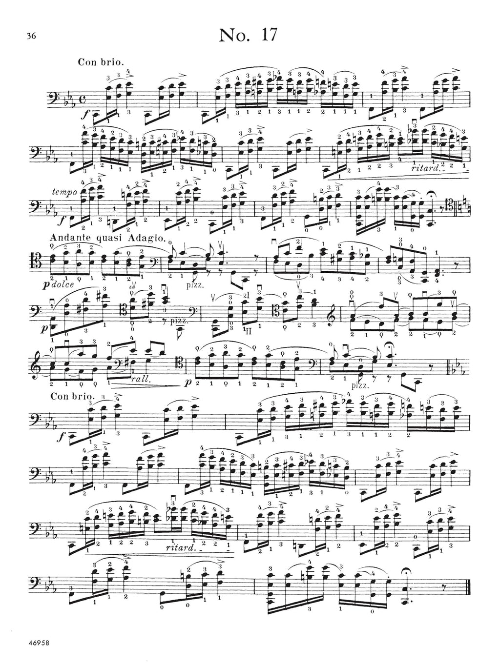 David Popper - High School of Cello Playing, Op. 73 | Schirmer Library of Classics Vol. 1883 | Cello Technique and Etudes | Classical Sheet Music and Songbook