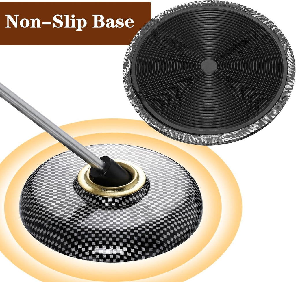 Cello Stopper Rubber, Slipstop Endpin Rest for Cello Endpin Stopper with Reinforced Brass Cup & Rubber Mat Anti-Slip Base, Abs Anti-Slide Brass Stop, Instrument Accessory Christmas Gift