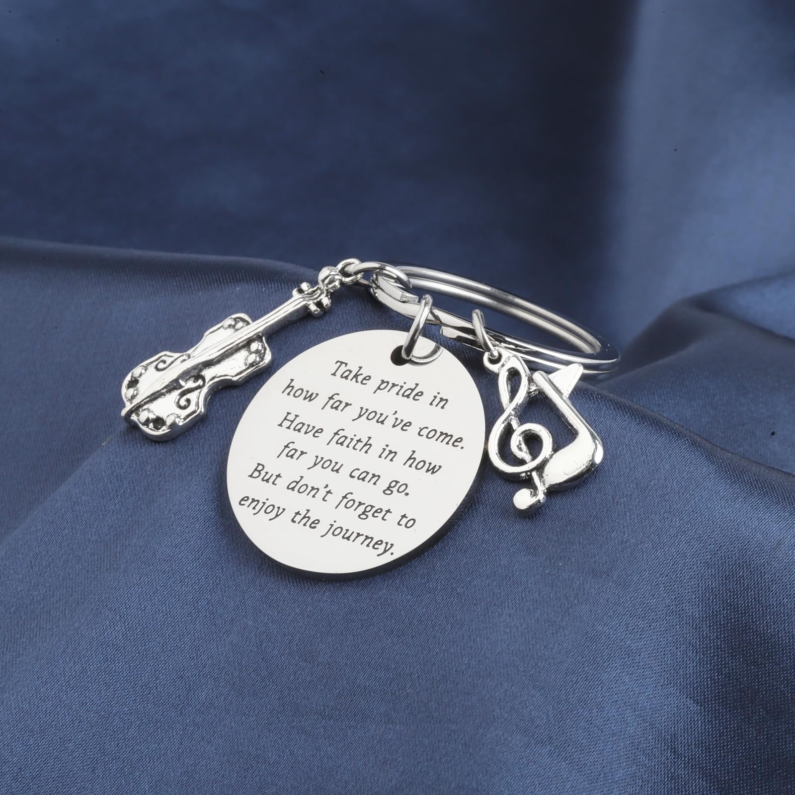 FUSTMW Cello Charm Keychain Cello Music Gift Cello Gifts for Cello Players Keychain Cello Teacher Gifts Cellist Gifts