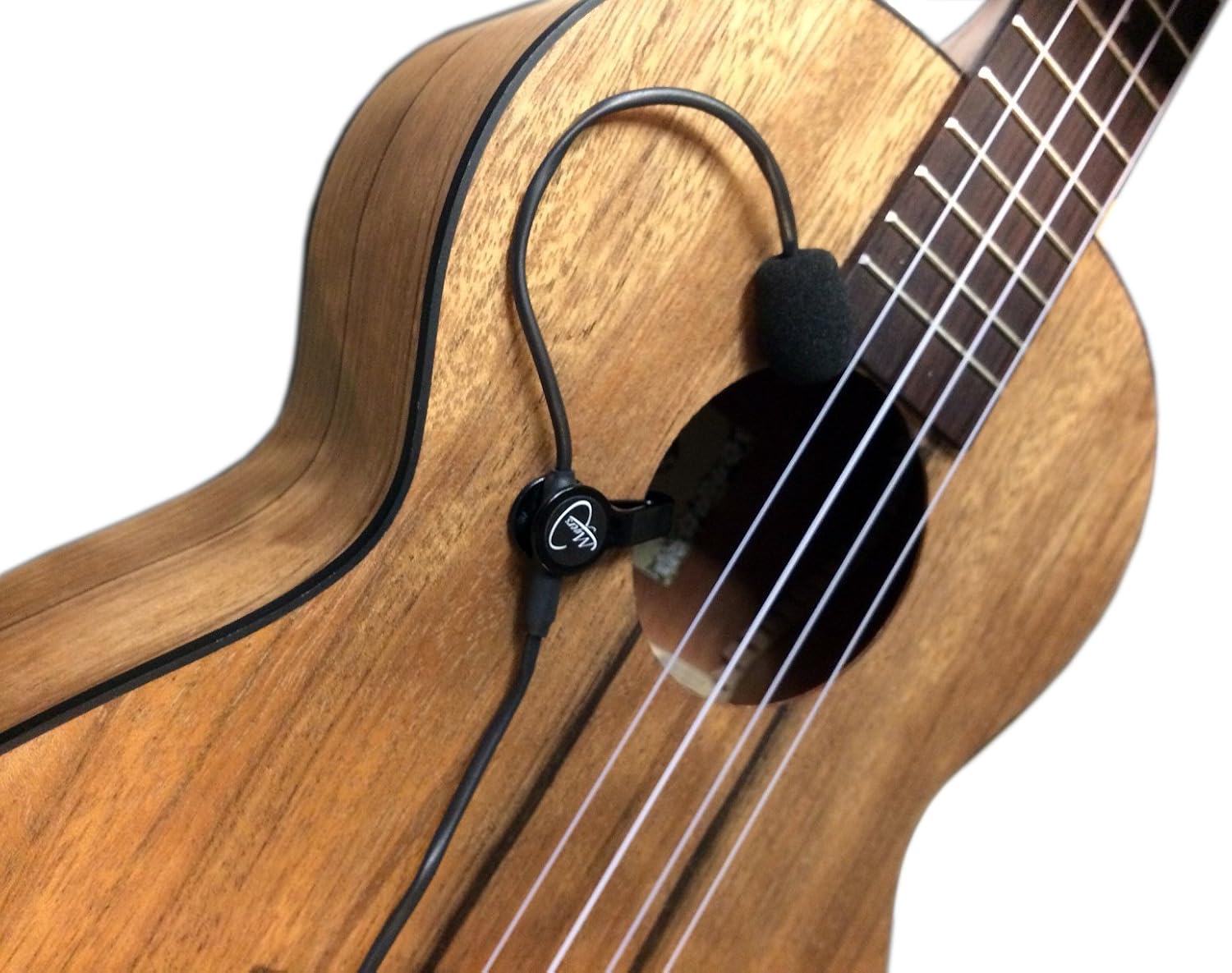 The Feather Cello Pickup with Flexible Micro-Gooseneck by Myers Pickups