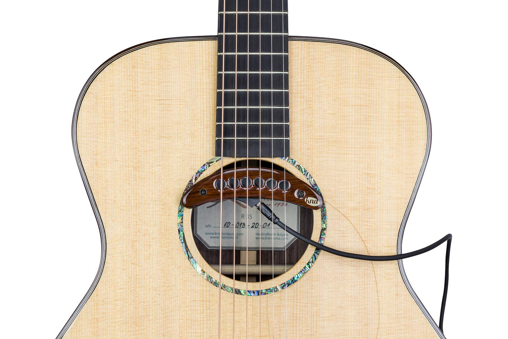 KNA VV-3 Portable Piezo Pickup for Violin and Viola – Lightweight Bridge-Mounted Sensor, Natural Acoustic Sound, Easy Installation, 1/4" Output Jack, No Instrument Modification, Handcrafted in Europe