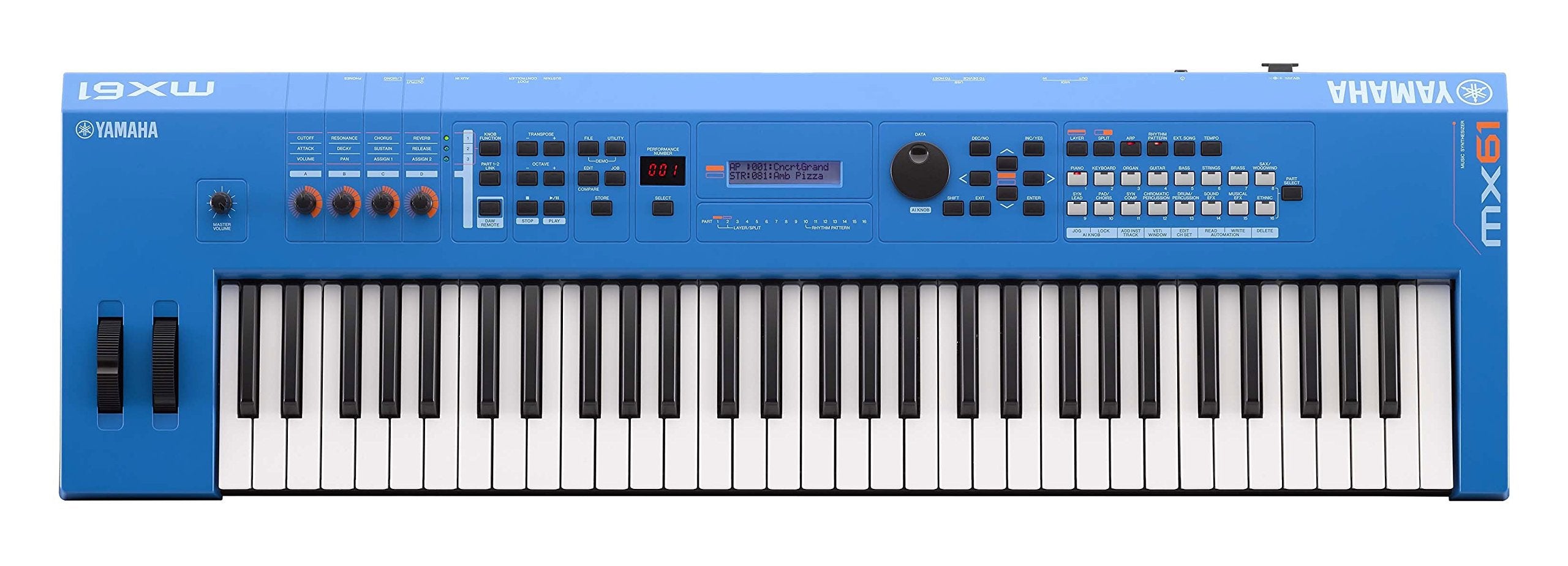 Yamaha MX88 88-Key Weighted Action Synthesizer, MX88BK