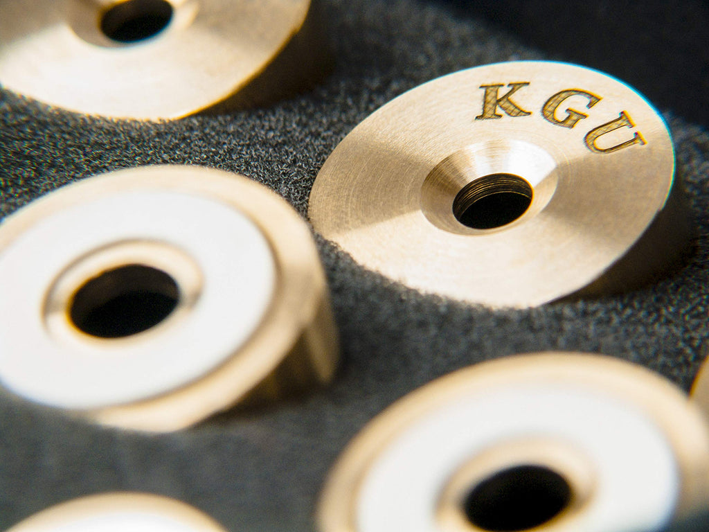 Trumpet Trim Kit for improving the sound. For all Bach Stradivarius Trumpet. Custom made KGUBrass (HEAVY, Antique Bronze Lacquer)