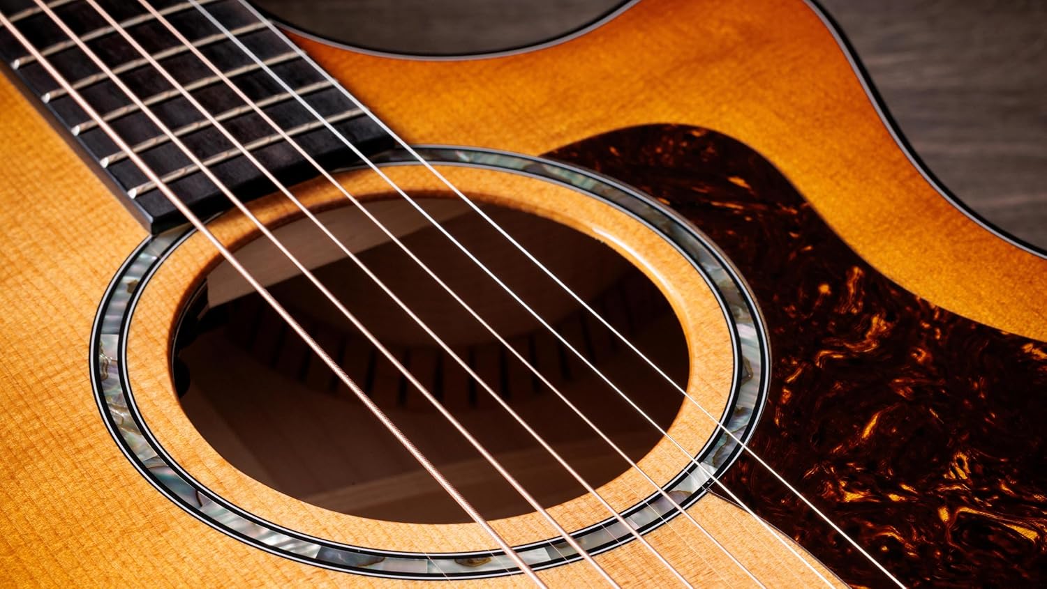 Taylor Next Generation 614ce Grand Auditorium Acoustic-Electric Guitar - Antique Blonde with Hardshell Case