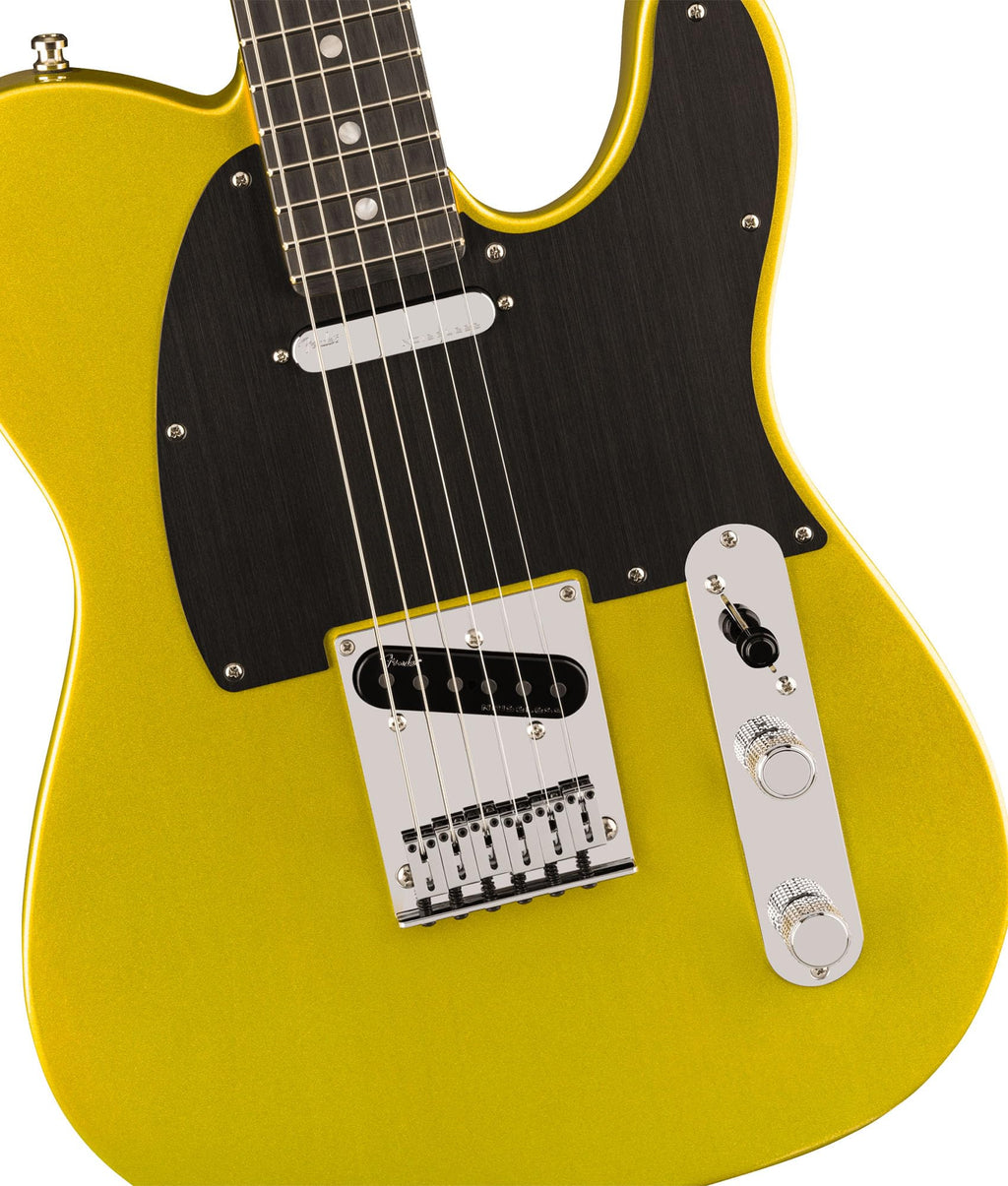 Fender American Ultra II Telecaster - Avalanche Bundle with Case, Strap, Cable, Hat, and Guitar Cleaning Kit