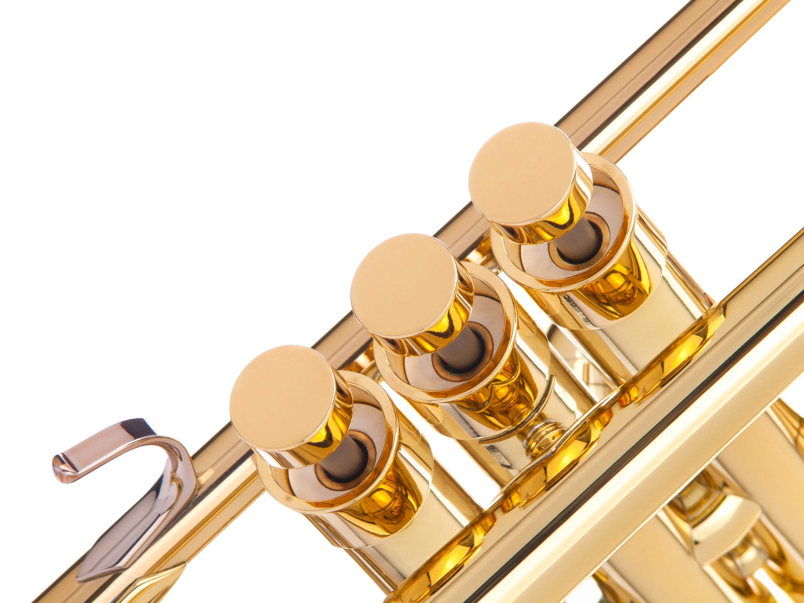 Trumpet Trim Kit for improving the sound. For all Bach Stradivarius Trumpet. Custom made KGUBrass (HEAVY, Antique Bronze Lacquer)