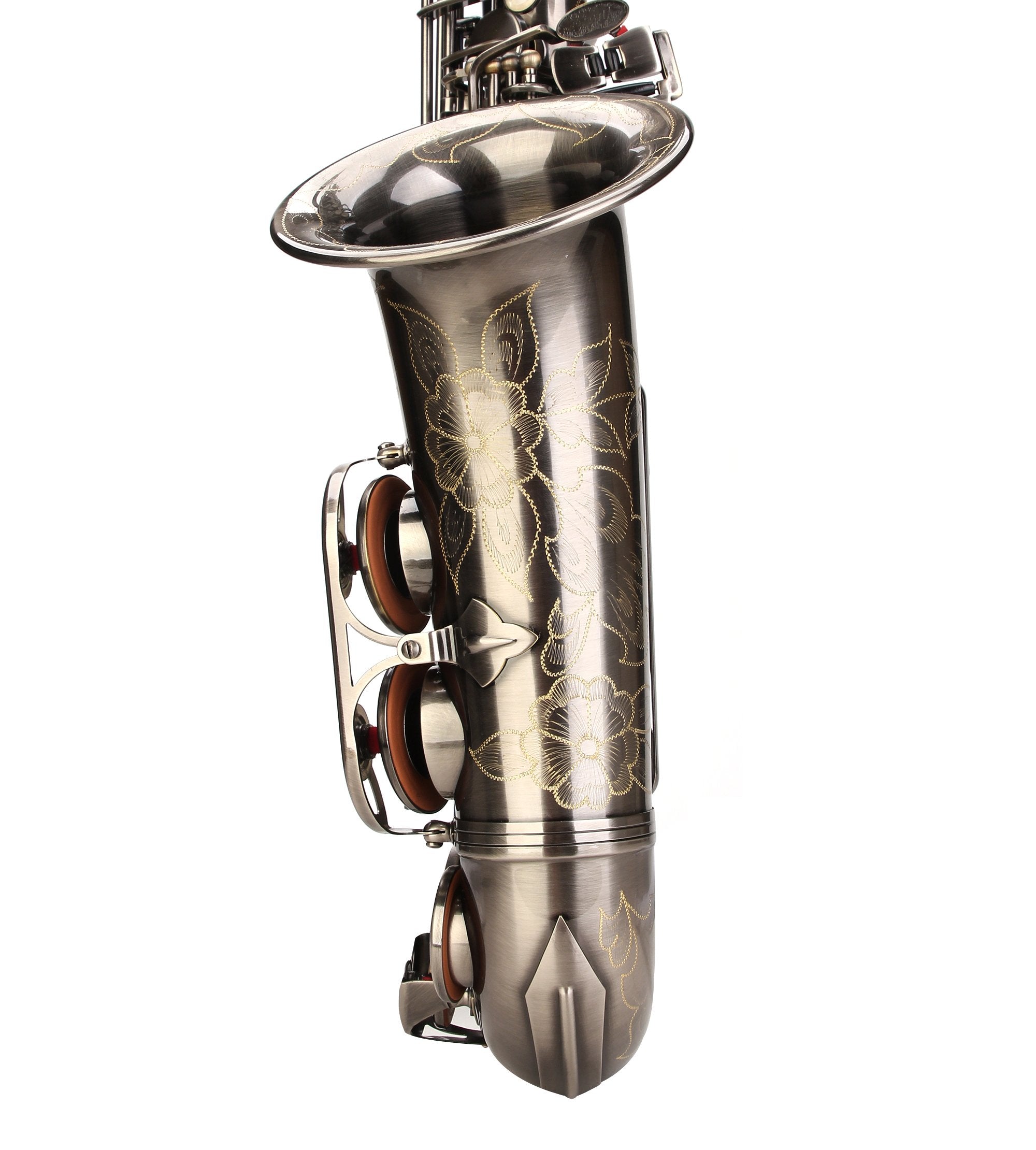 Glory Black Laquer E Flat Alto Saxophone with 11reeds,8 Pads cushions,case,carekit