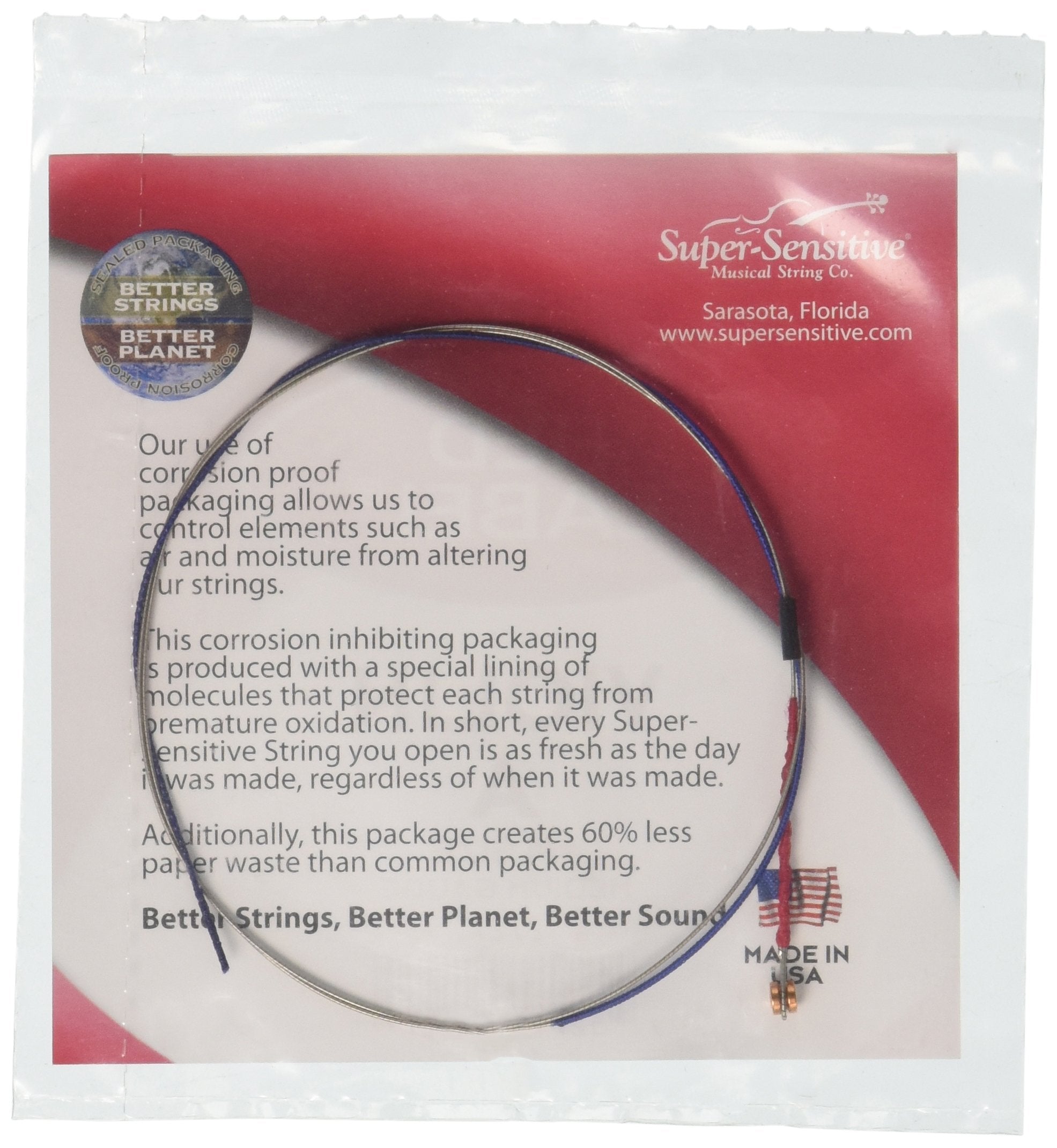 Super Sensitive Red Label Violin Set 1/2 Medium