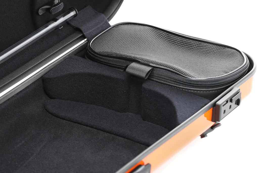 GEWA AIR 2.1 Violin Case Black High Gloss with Additional Side Handle Made in Germany