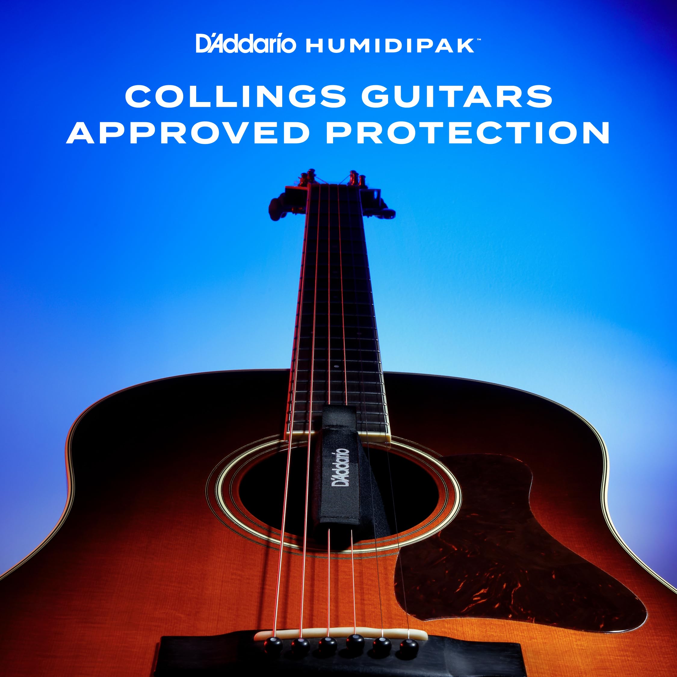 D'Addario Accessories Guitar Humidifier Packs - Two-Way Humidification System Conditioning Packets - For Maintaining Proper Guitar Humidification Level - 3 Maintain Replacement Packets