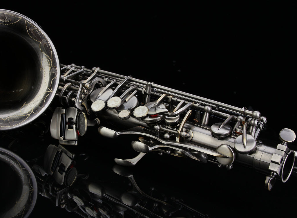 Glory Black Laquer E Flat Alto Saxophone with 11reeds,8 Pads cushions,case,carekit