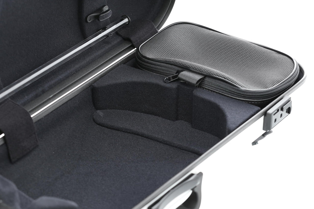 GEWA AIR 2.1 Violin Case Black High Gloss with Additional Side Handle Made in Germany