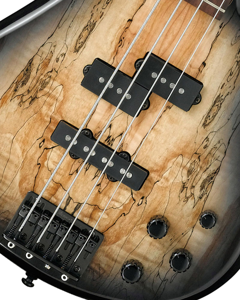 Ibanez GSR205B SR Gio 5-String Bass Guitar - Walnut Flat Bundle with Gig Bag, Tuner, Strap, Cable, Austin Bazaar Instructional DVD, and Polishing Cloth
