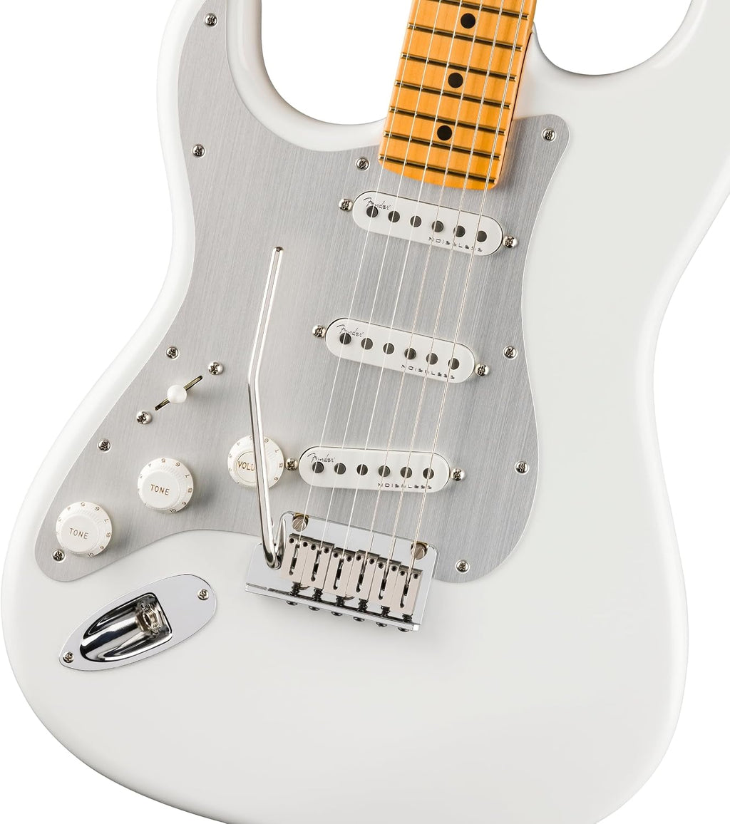 Fender American Ultra II Stratocaster Left-Hand with Maple Fingerboard - Avalanche | Left-Hand American Ultra Ii Strat, Quartersawn Maple Neck and Fingerboard, Ultra Ii Noiseless Pickups, 2-Point Tremolo