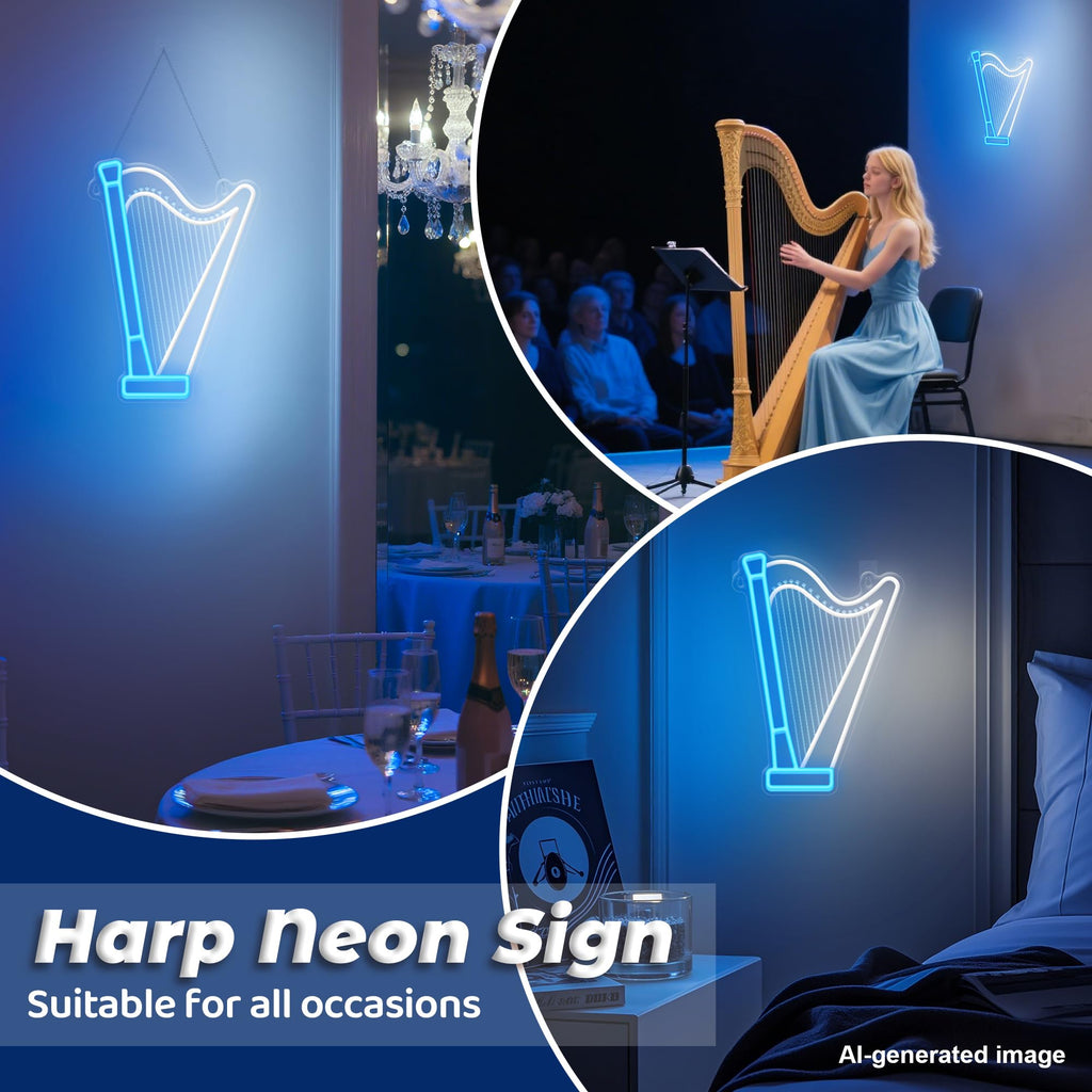 CoolGift Mart Acoustic Guitar Neon Light, Dimmable LED Guitar Neon Wall Sign USB Powered, Decorations for Bedroom Living Room Man Cave Music Studio, Gift for Guitar Players Guitarists Music Lovers