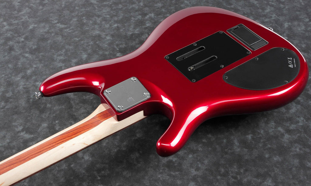 Ibanez JS240PS Joe Satriani Electric Guitar - Candy Apple Bundle with Gig Bag, Tuner, Strap, Cable, Austin Bazaar Instructional DVD, and Polishing Cloth