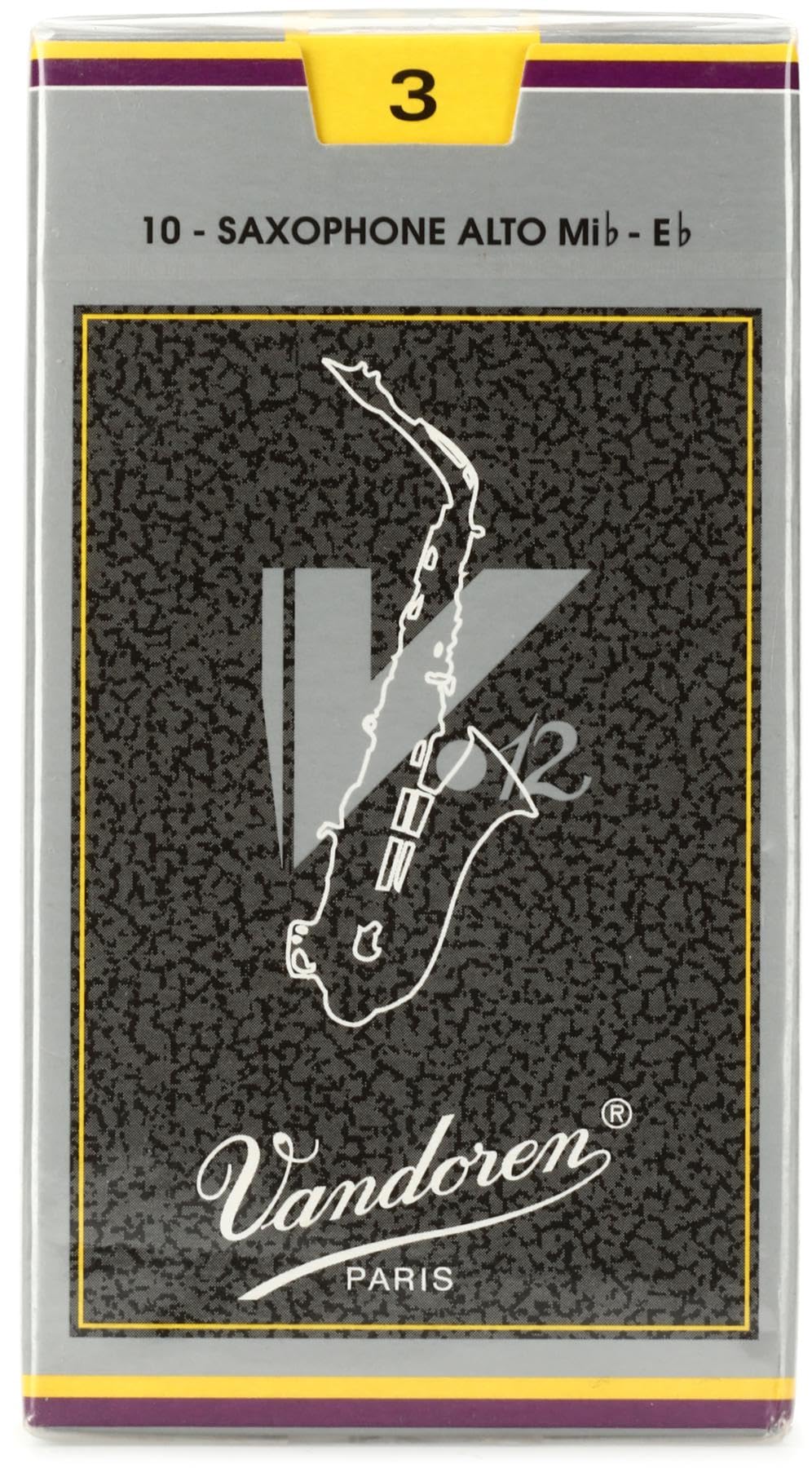 Vandoren SR613 Alto Sax V.12 Reeds Strength 3; Box of 10