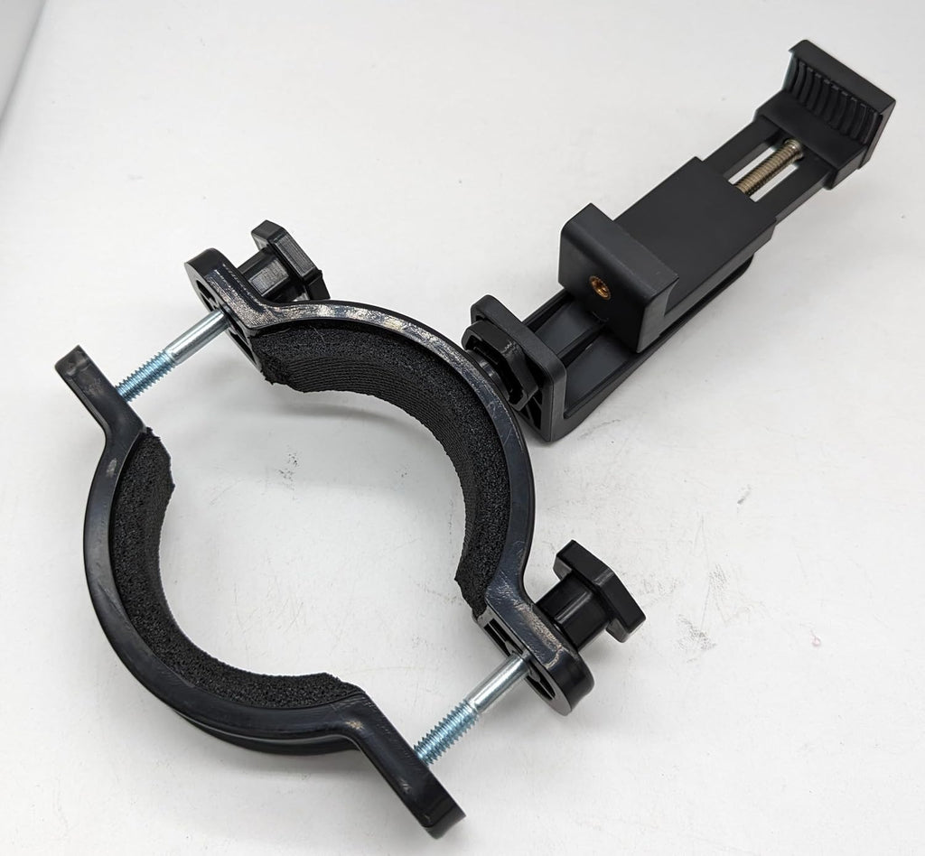 Low Brass XL Phone Lyre 2”-4” for Marching Baritone, Euphonium, Bass Trombone, and More. Brass Horn Instrument Accessory
