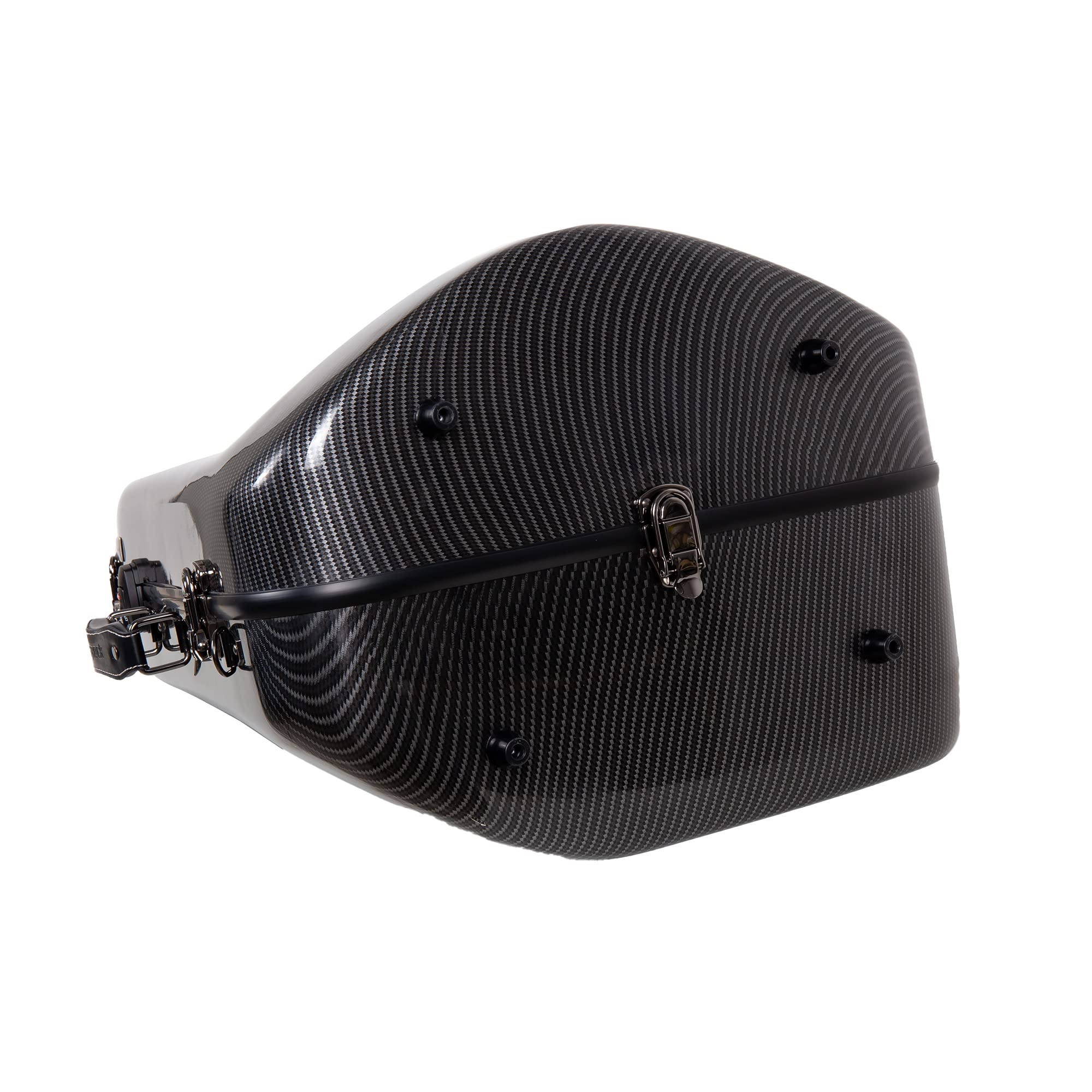 Crossrock Composite Carbon Fiber Hard-shell case for F-Trigger or Straight Trombone with TSA lock-Black(CRF3000TBBK)