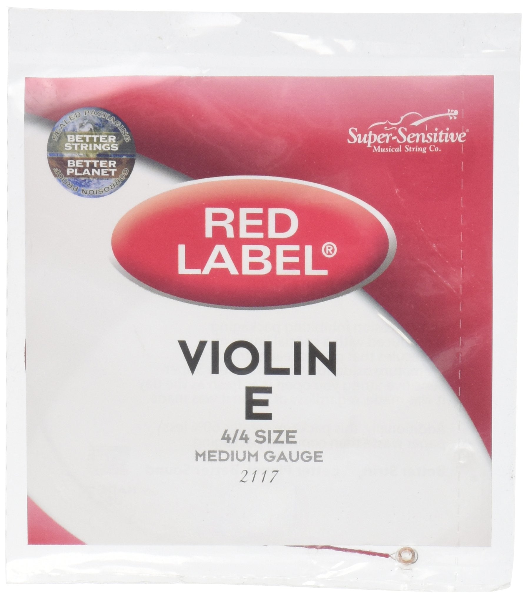 Super Sensitive Red Label Violin Set 1/2 Medium
