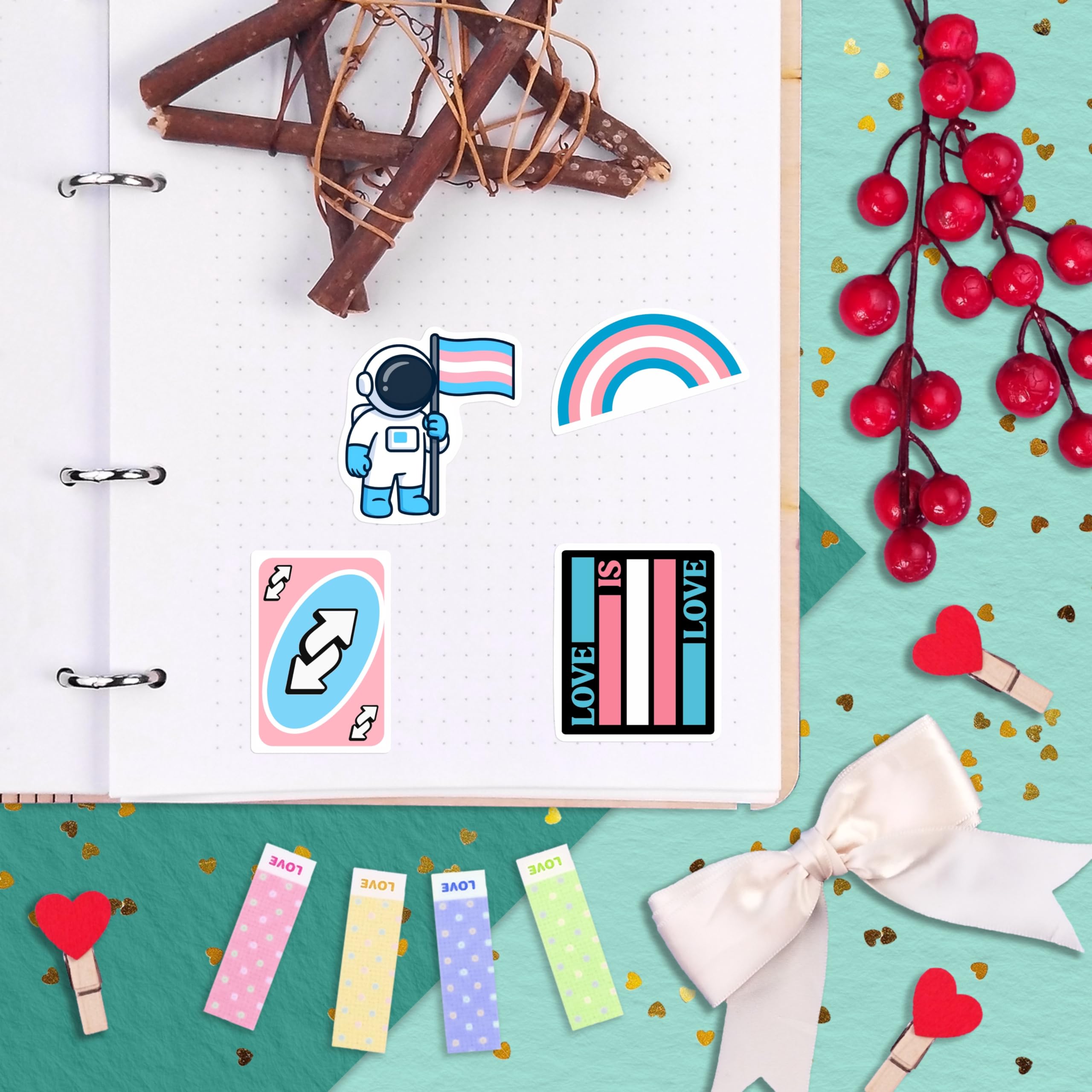 100Pcs Violin Stickers for Water Bottle and Laptop - Violin Party Supplies & Decorations, Waterproof Vinyl Decals, Music and Instrument Stickers, Gifts for Women & Men