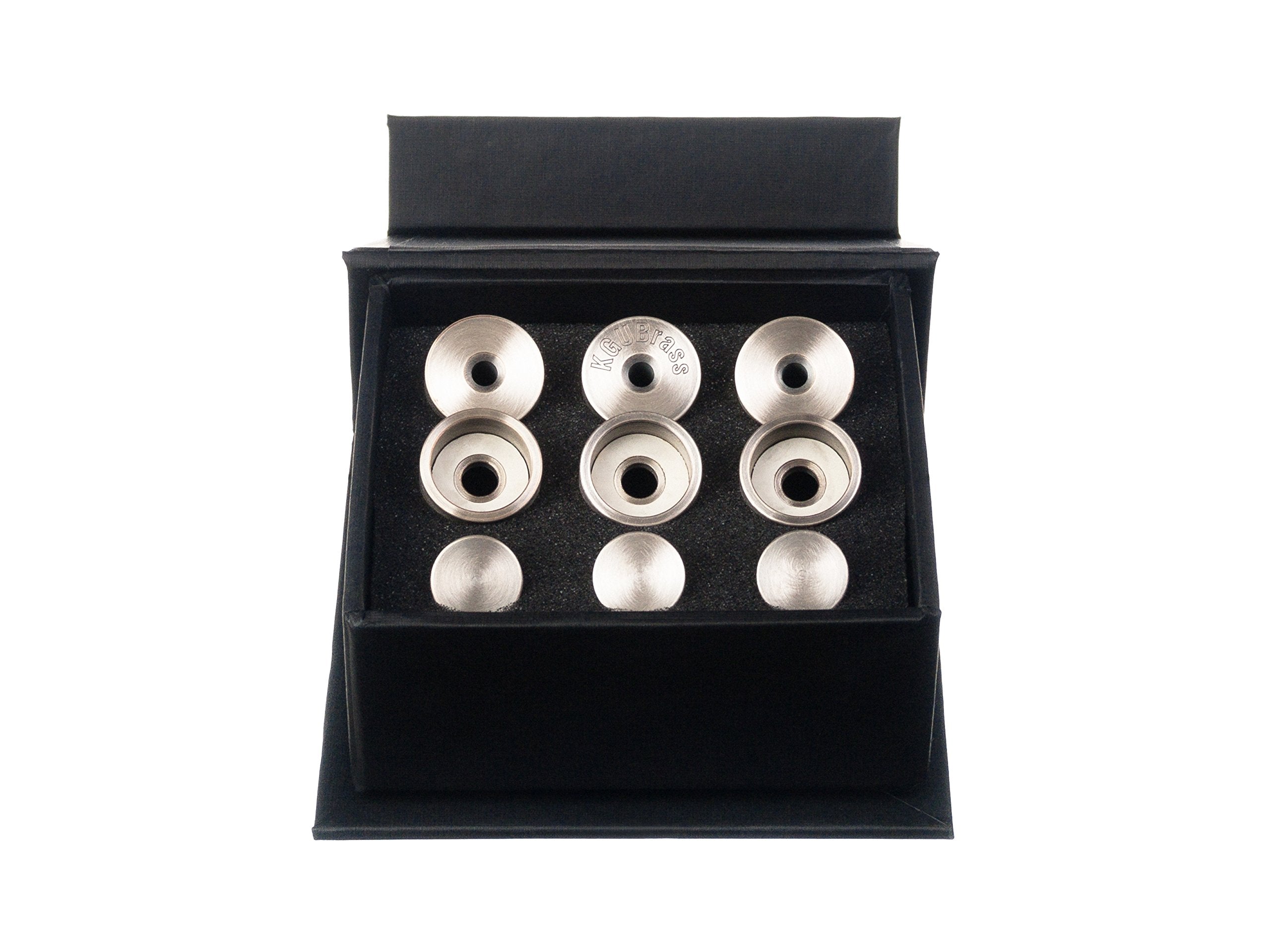 Trumpet Trim Kit for improving the sound. For all Bach Stradivarius Trumpet. Custom made KGUBrass (HEAVY, Antique Bronze Lacquer)