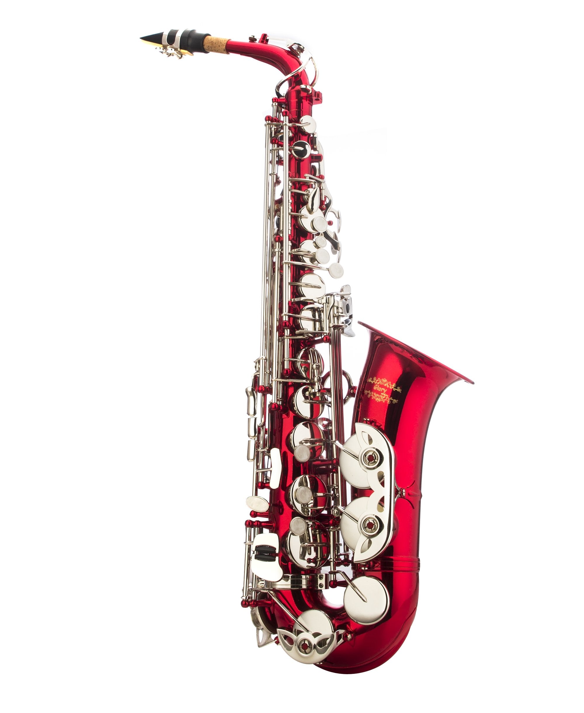 Glory Black Laquer E Flat Alto Saxophone with 11reeds,8 Pads cushions,case,carekit