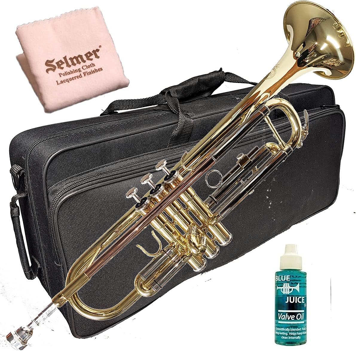 Trumpet Herche Superior Bb Trumpet M1 | Professional Instruments for all levels | MONEL VALVES | Rosebrass/Nickel-Silver/Gold | Solid Feel and Sound